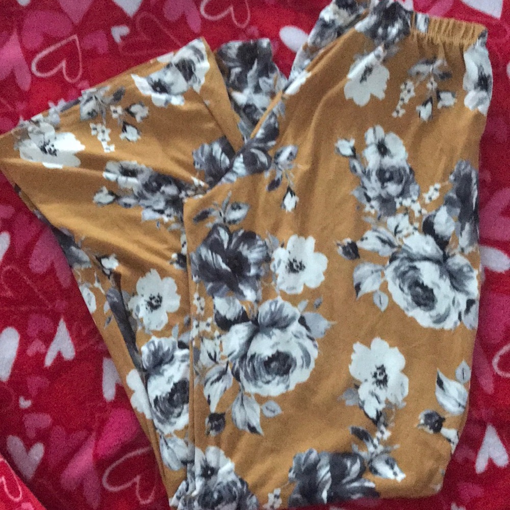 Mustard Colored 2 Piece Bell Bottom Set